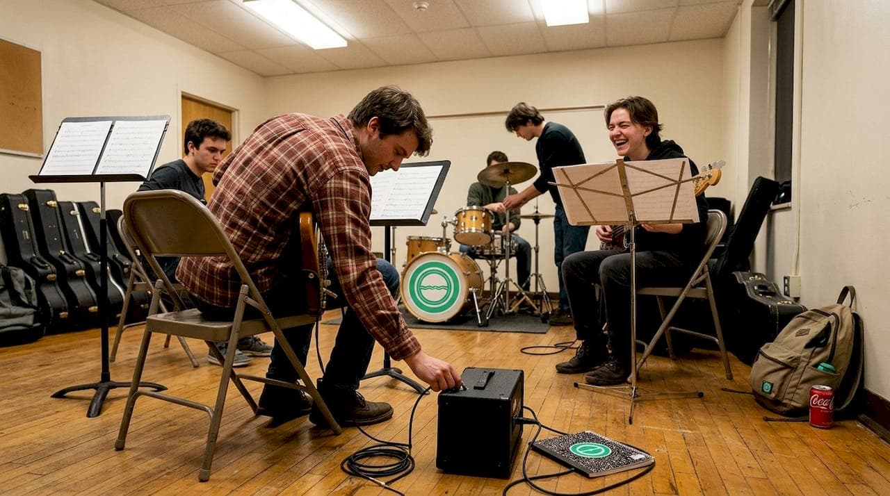 Build a music student network with local jam sessions