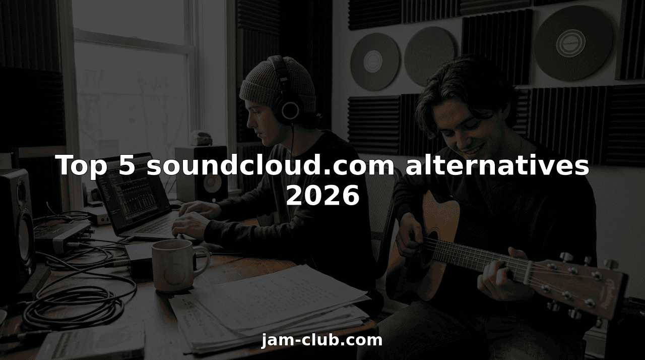 Top 5 soundcloud.com alternatives 2026
